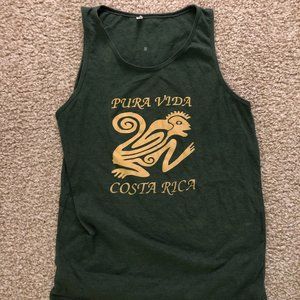 Pura Vida Costa Rica Sleeveless Tank Top Size S